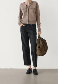 Massimo Dutti Strickjacke - brown