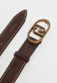 LIU JO WITH LOGO BUCKLE - Cintura - brown