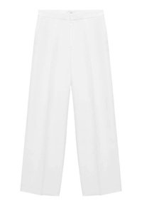 PLEATED - Trousers - white
