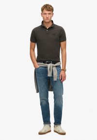 Superdry & Co VINTAGE DESTROY  - Polo - destroy black