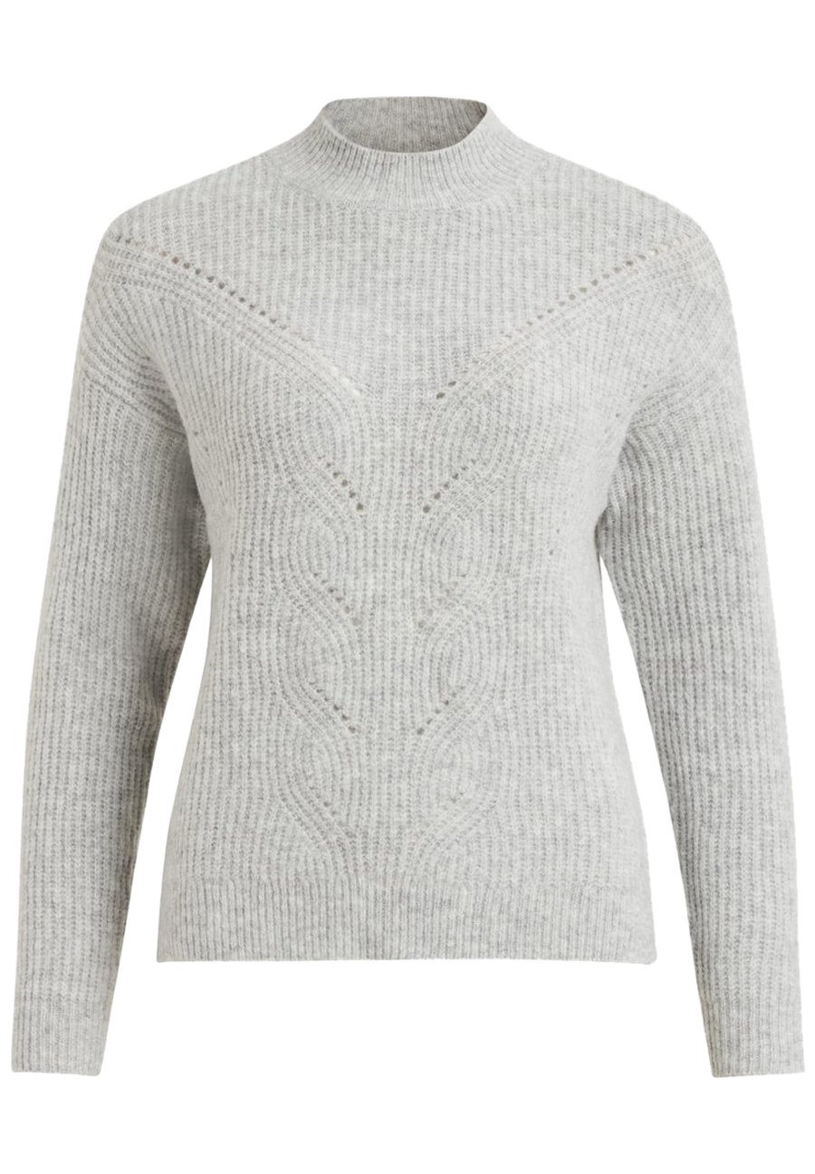 Vila Trui light grey melangeLichtgrijs Zalando.nl Vila Trui light grey melange Zalando.nl