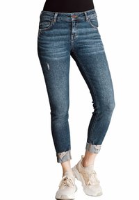 Jeans Donna Zhrill Sharona W30 Blu Straight - Gambe Dritte Unisex Vita Media