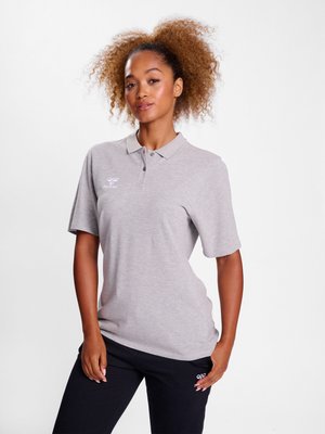Hummel Poloshirts - grey melange