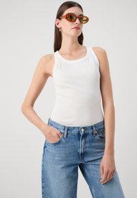 Marc O'Polo DENIM SLEEVELESS 2 PACK - Top - offwhite