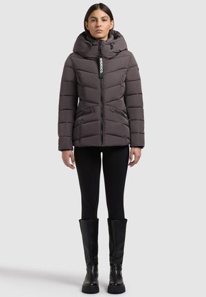 khujo, HERSCH2 - 2IN1 (EINSATZ HERAUSNEHMBAR) - Veste d'hiver - moody plum