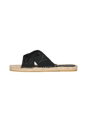 Superdry & Co CROSS STRAP  - Muiltjes - black