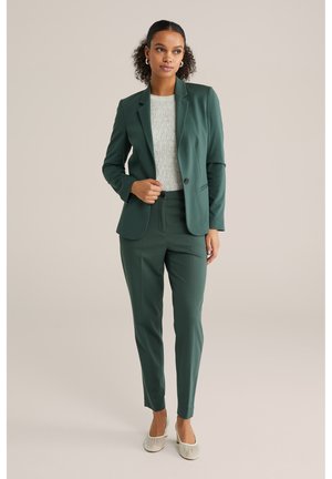 WE Fashion MET STRETCH - Housut - green