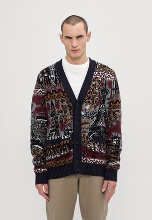 Missoni BUTTONED CARDIGAN - Kardigán - multicolor/red/grey/black