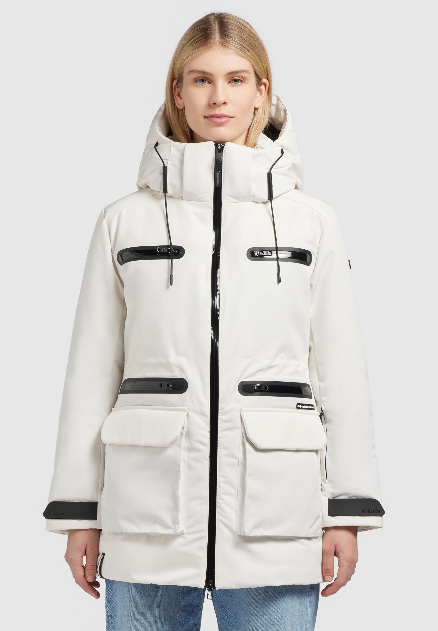 Manteau Femme D'Hiver Yaak 4 - Coupe Slim, Capuche Réglable, Léger Rembourrage - Urbain, Pratique, Poches Polaire - 6