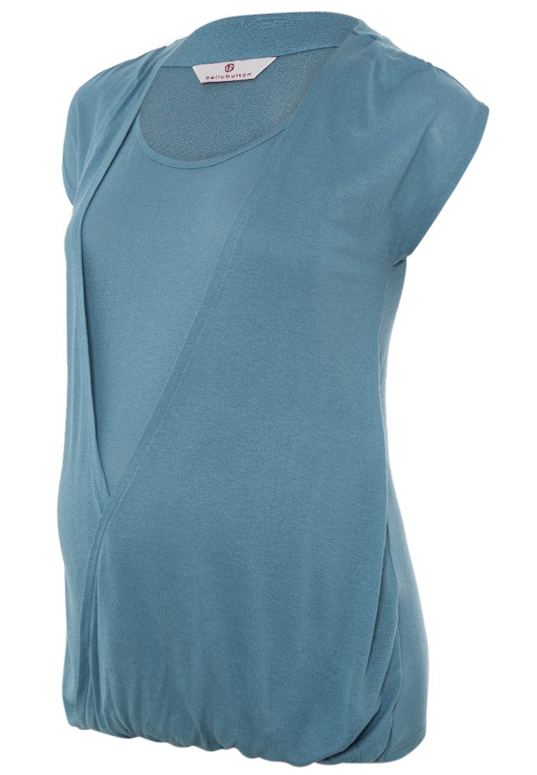 bellybutton T-shirt basic grijsblauw