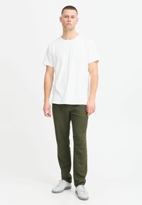 Blend BHBILLY  LINEN MIX - Broek - olive night