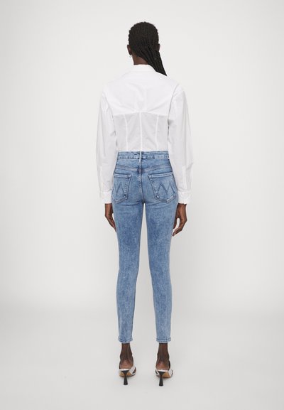 Mother ON THE ROAD - Skinny-Farkut - blue denim