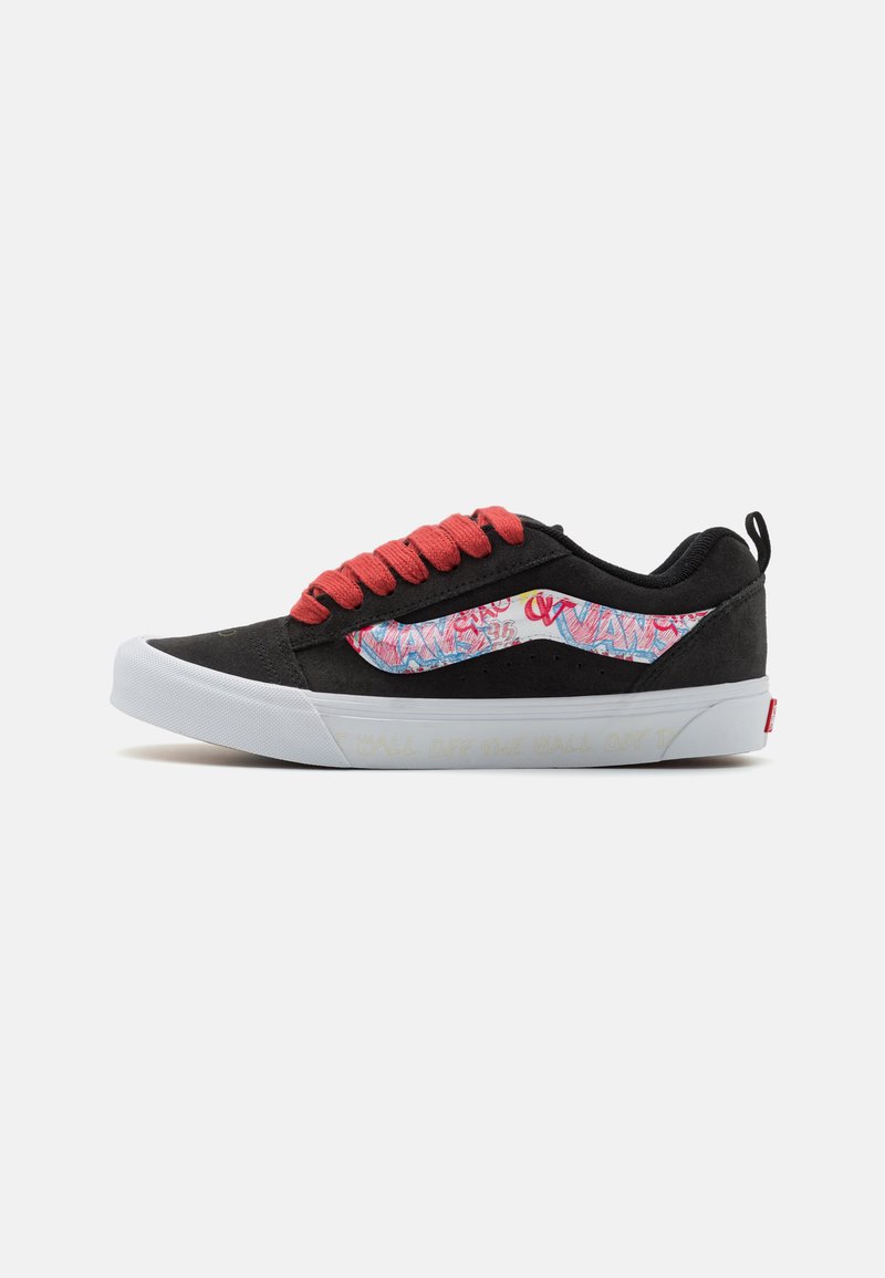 Vans - KNU SKOOL UNISEX - Čevlji za rolkanje - black/multi-coloured, Povečajte