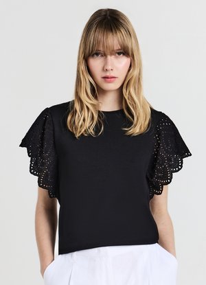 VOLANT SANGALLO - T-shirt con stampa - ultrablack