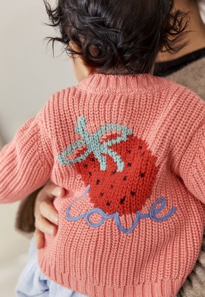 Next REGULAR FIT  - Strickjacke - pink strawberry