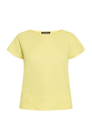 Betty Barclay, BETTY BARCLAY MIT U-BOOT-AUSSCHNITT STRUKTURSHIRT - Blouse - gelb