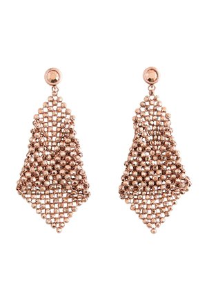 Next, CHAINMAIL DROP EARRINGS - Ohrringe - rose gold-coloured