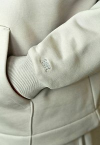 Next EDIT HEAVYWEIGHT - Felpa con cappuccio - stone neutral graphic