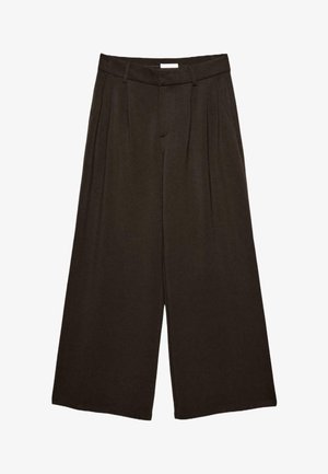 Stradivarius, SOFT-TOUCH SMART TROUSERS - Pantalon classique - dark brown