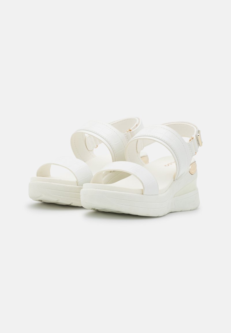 Damen Sneaker | ALDO JENNERENA Plateausandalette white/weiß - QC20632 Damen Sneaker | ALDO JENNERENA Plateausandalette white/weiß - QC20632