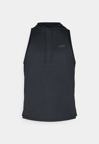 STRIDE SLEEVELESS T SHIRT HOODIE - Topper - black