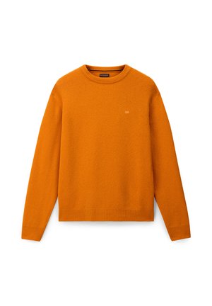 Napapijri ORDIN - Stickad tröja - orange pumpkin a