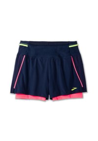Unselected, navy neo pink
