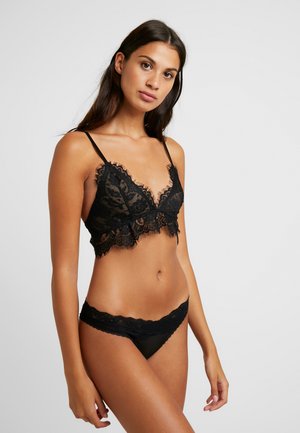STRAP BRA - Kaarituettomat rintaliivit - black
