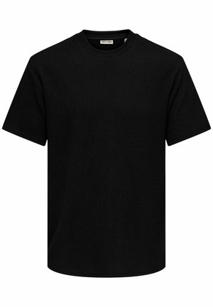 Only & Sons, T-SHIRT ONSLAZIO T-SHIRT - Camiseta básica - black