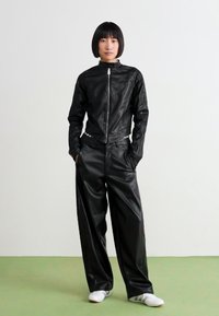 adidas Originals PLEATHER JACKET - Jakna iz umetnega usnja - black