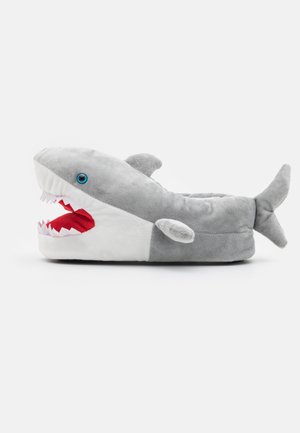 LOUNGEABLE GREAT WHITE SHARK 3D - Tøfler - grey