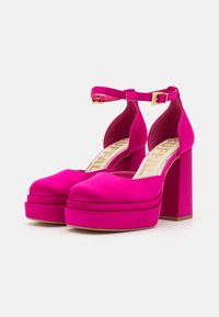 Buffalo MAY DORSAY - Aukštakulniai su platforma - magenta