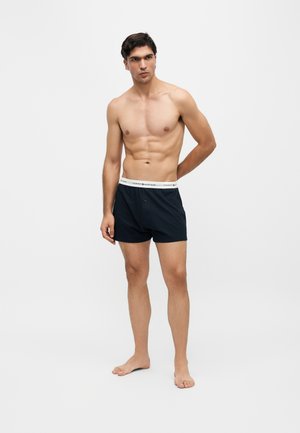 Tommy Hilfiger, 2 PACK LOOSE JERSEY BOXER SHORTS - SIGNATURE ESSENTIAL - Боксерки - navy blue/burgundy