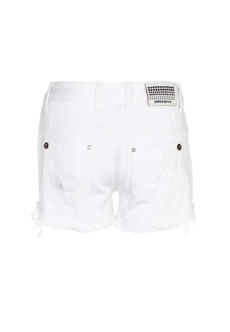 Damen Kleider | Cipo & Baxx Jeans Shorts white/weiß - KS17107 Damen Kleider | Cipo & Baxx Jeans Shorts white/weiß - KS17107