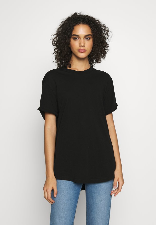 LASH LOOSE - T-Shirt basic - black
