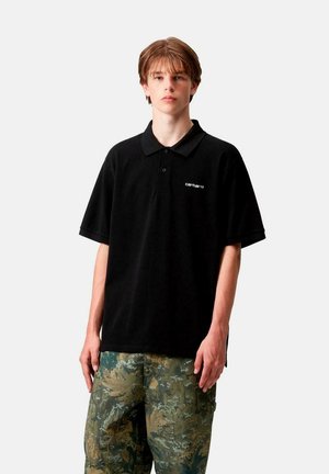SCRIPT - Polo shirt - black   white