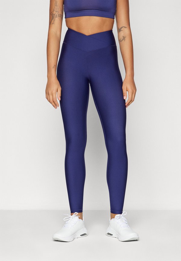 OVERLAP HIGH WAIST  - Leggings - purple eclipse