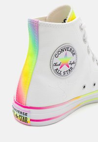 Converse CHUCK TAYLOR ALL STAR UNISEX - Sneakers hoog - white/chaos fuschia