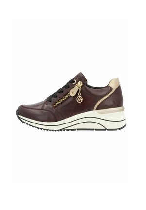 Sneakers laag - cerise ginger-gold