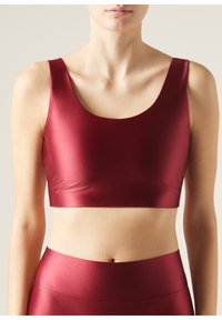 Calzedonia SUPER SHINE - Bluse - dark red
