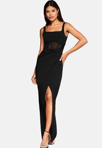 Lipsy SQUARE NECK  - Maxi ruha - black