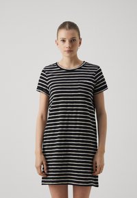 GAP - TEE DRESS - Jerseyjurk - black Miniatuurafbeelding 1