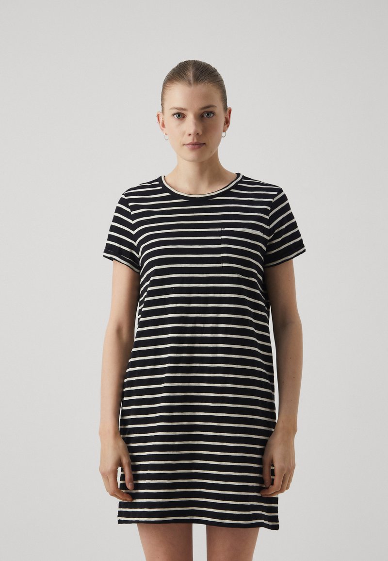 GAP - TEE DRESS - Žerzejové šaty - black, Zvětšit