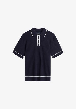 BONDELID, NIGEL KNIT POLO SHIRT - Poloshirt - navy blazer