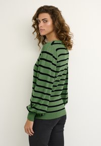 Kaffe KAMALA - Džemper - green/black