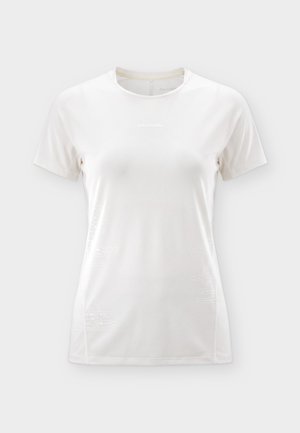 Salomon, SENSE AERO TEE - Αθλητικό μπλουζάκι - whisper white/raind day/bright white