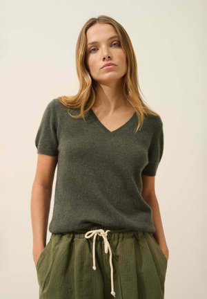 GLAMIS - T-shirt basique - heather khaki