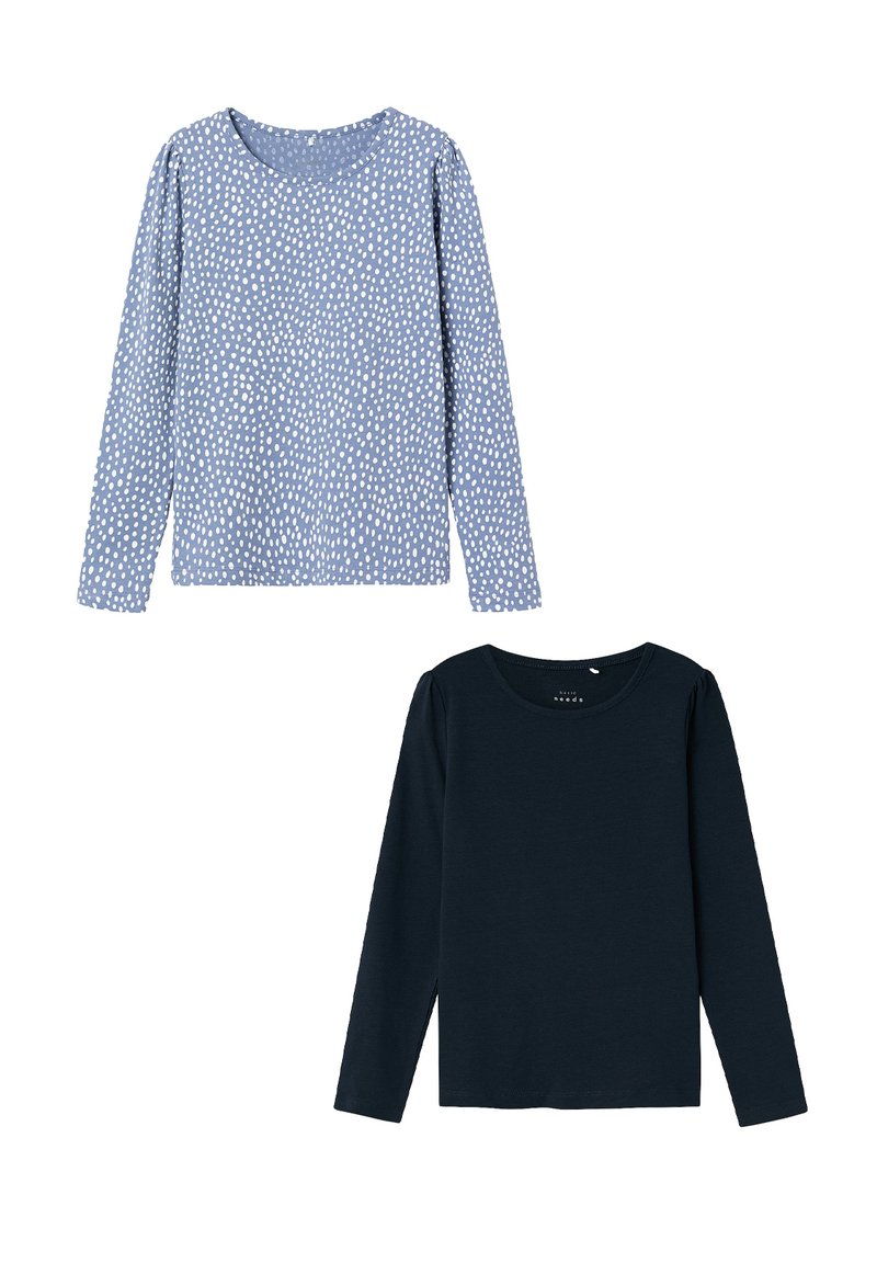 Name it 2ER-PACK  - Langarmshirt - dunkelblau hellblau