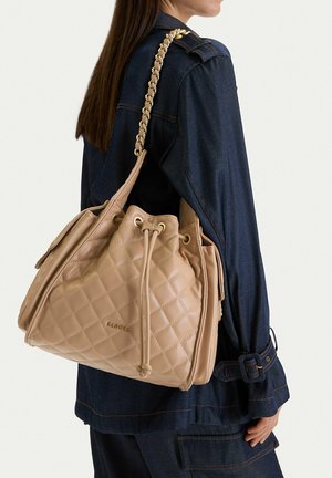 BADURA, BADURA WOMEN'S HANDBAG BEIGE - Kabelka - beige