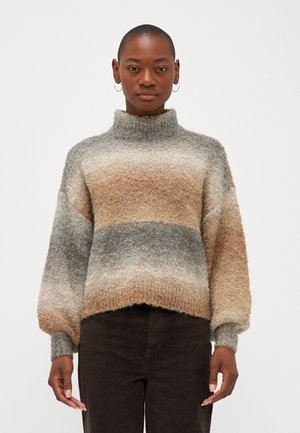 ONLLUNA HIGH NECK  - Jumper - malt ball